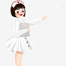 Dokter dan perawat, perawat perawatan. Gambar Animasi Perawat Cantik