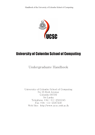 Advanced certificate course for geography teachers. Ucsc Ug Handbook 2010 University Of Colombo School Of