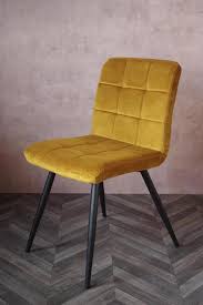 Just mustard's wholesale gifts under £20 guide. Quilted Velvet Dining Chair Mustard Set Of 2 Velvet Dining Chairs Fabric Dining Chairs Vintage Style Furniture