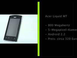 Smartphone Acer Liquid MT im Test ...