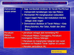 Pembinaan negara dan bangsa malaysia. Bab 2 Malayan Union Dan Persekutuan Tanah Melayu