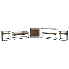 Check spelling or type a new query. Bush Furniture Anthropology Coffee Table Console Table Storage Cabinet And 2 End Tables Rustic Brown Embossed Ath003rb Staples Ca