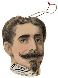 HERRMANN, LEON. HERRMANN THE GREAT DIE CUT SOUVENIR PORTRAI...