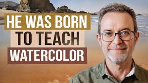 Free Online Live Watercolor Painting Tutorial with Daphne Cote