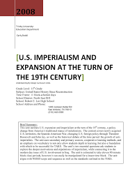 U S Imperialism And Expansion At The Turn Of The 19th