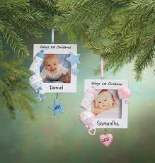 Personalized Baby S First Christmas Frame Ornament Exposures