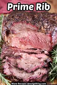 Our guests always compliment my effortless eggnog, prime rib with horseradish sauce, shredded potato casserole, sweet 'n' tangy carrots and ice cream with hot fudge ice cream topping. Grilled Prime Rib With Garlic Rosemary Out Grilling