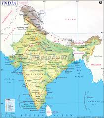 The names of the states of india are written in capital letters, and the state capitals are marked with black dots. India Map Map Of India India Map Political Map India World Map