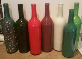 Diy Painted Wine Bottles How To Paint Wine Bottles In 5 Minutes Wine Bottle Diy Crafts Painted Wine Bottles Wine Bottle Diy