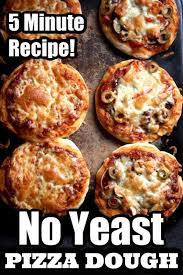 Easy No Yeast Pizza Dough Recipe Happy Hooligans Recipe Pizza Dough Pizza Dough Recipe Easy No Yeast Pizza Dough