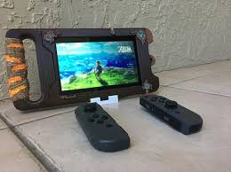 Nintendo Switch Sheikah Slate Case 3d Print Breath Of The Wild Etsy Breath Of The Wild Nintendo Zelda