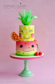 Pin By Ambrosina On Compleanno Fruit Birthday Fruit Birthday Party Summer Cakes