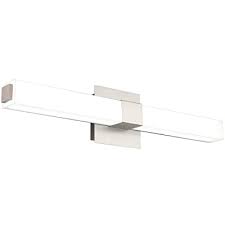 Etld assembly required distressed finish: Buy Zuzito Led Vanity Light 24 2 Frosted White Acrylic Brushed Nickel For Bathroom Vanity Lighting Fixtures Cool White 6000k Online In Indonesia B07rgt8mdy