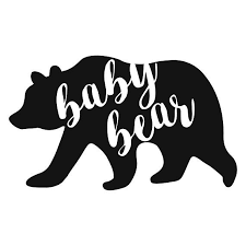 Baby Bear Svg Bear Family Svg Baby Bear Dxf Bear Mom Svg Baby Bear Cricut Baby Bear Silh Bear Decal Cricut Baby Cricut