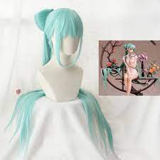 Hatsune Miku Cosplay Mint Green Wig Yv43450 In 2021 Green Wig Miku Cosplay Kawaii Wigs