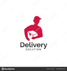 Please enter your email address receive daily logo's in your email! Download Delivery Solution Logo Design Delivery Service Delivery Express Logo Design Delivery Man Courier Holding Bo Logo Design Express Logo Service Logo