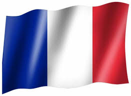 Drapeau français) is a tricolour flag featuring three vertical bands coloured blue (hoist side), white, and red. Fahne Frankreich