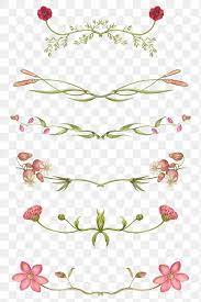 Floral Divider Png Remix From The Model Book Of Calligraphy Joris Hoefnagel And Georg Bocskay Free Image By Rawpixel Blossom Design Free Illustrations Floral