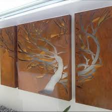 The larch is much redder than the spruce and really makes it stand out. 8 Best Wall Light Panels Ideas Metal Art Wall Art Metal Tree Wall Art
