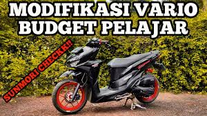 Motor trend modifikasi video modifikasi motor honda vario velg via youtube.com. Modifikasi Vario Budget Pelajar L Sunmori Checkkk Youtube