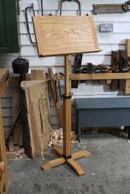 Simple & free diy mobile lathe stand plans 6. Completed Music Stand The English Woodworker Music Stand Woodworking Projects Table Woodworking Lamp