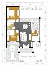 One Side Firewall 3 Bedroom House Plan Cool House Concepts Modern House Plans Home Design Plans House Plans