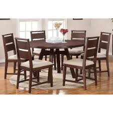 Walnut 54 Round Table Round Dining Room Dining Table In Kitchen Dining Table