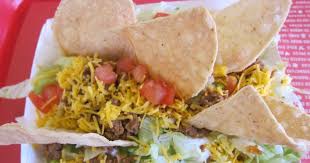 Review Del Taco Small Taco Salad Brand Eating