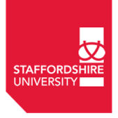 Staffordshire university logo by unknown author license: Staffordshire University On The Conversation