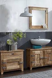 Massivholz Badmobel Set Suzana Im Shabby Chic Style In 2020 Waschbecken Design Badezimmer Set Badezimmer Rustikal