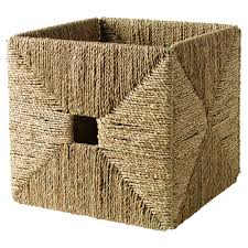 Knipsa Basket Seagrass Ikea Ikea Basket Ikea Storage Boxes Ikea Storage