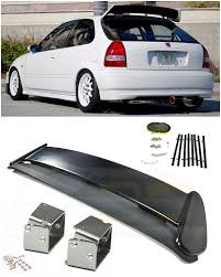 The honda civic type r (japanese: Spoilers Wings Automotive For 96 00 Civic Ej6 Type R Ctr Rear Roof Wing Spoiler W Black Alex Tilt Bracket