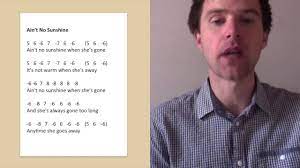 Ain T No Sunshine Saturday Song Study 8 Harmonica Lessons Harmonica Ain T No Sunshine