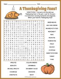 Use This Thanksgiving Foods Word Search Worksheet To Introduce Or Reinforce Vocabulary In A Fun Thanksgiving Words Thanksgiving Worksheets Thanksgiving Recipes