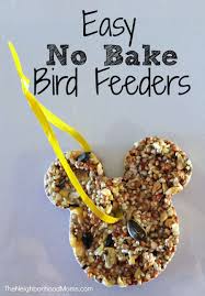 Bird Feeder Crafts For Kids We Made Easy No Bake Bird Feeders Using Coconut Oil For All Of Our Woodland Friends Stuck Bird Feeder Craft Bird Feeders For Kids To Make Homemade Bird Feeders