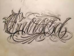 Ready to personalize and share in facebook and twitter. 83 Likes 6 Comments El Carnicero B2s El Carnicer0 On Instagram Little Sketch Cursed Chicano Lettering Tattoo Word Fonts Lettering Alphabet Fonts