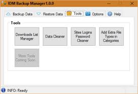 If you find any problems with idm, please contact. Idm Backup Manager Download