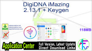 There are some important features thus you will have enough experience to run and work after download imazing 2.11.4.0 free. Digidna Imazing 2 13 1 Keygen