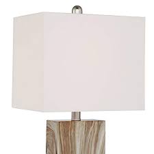 This item has been shown 2 times. Connie 360 Lighting Brown Marble Usb Table Lamps Set Of 2 Pricepulse