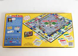 The Simpsons Monopoly Board Game Homer Bart 100% Complete in - Etsy