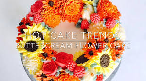 Shop products by color and pattern name now. Hot Cake Trends Buttercream Harvest Flower Wreath Cake How To Make By Olga Zaytseva Youtube