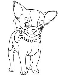 Chihuahua coloring pages ears may be prone to earwax, so they should be cleaned. Chihuahua Coloring Pages Best Coloring Pages For Kids