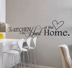 2 pieces kitchen wall decals quote wall decal stickers the kitchen is the heart of the home bedroom kitchen vinyl wall decal home decor. Kitchen Wall Stickers For Your Kitchen Tenstickers