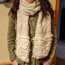 Adored by fashion fans and value seekers alike. Altar D State Accessories Altard State Extra Long Ivory Cable Knit Scarf Poshmark