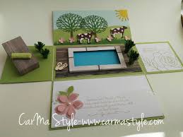 Ein Pool Ist Geplant Explosionsbox Geschenke Box