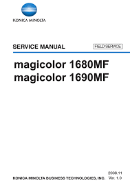 Printer / copier / scanner. Konica Minolta Magicolor 1680mf Service Manual Pdf Download Manualslib