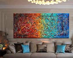 Jackson Pollock Art 72 Malerei Auf Leinwand Extra Grosse Abstrakte Dicken Schichten Luxus Kunst Weltwe Abstract Art Painting Diy Canvas Art Abstract Painting