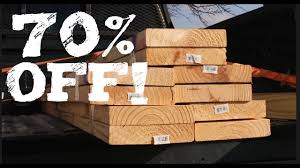 how to score good cheap lumber from lowes home depot