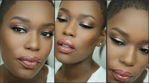 Bronze Eyes Nude Lips
