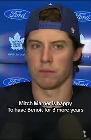 Simon Benoit will be a leaf for 3 more years :) #mitchmarner #benoit  #hockey #leafsnation #foryou